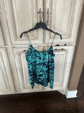 Eight Sixty Printed Spaghetti-Strap tank top